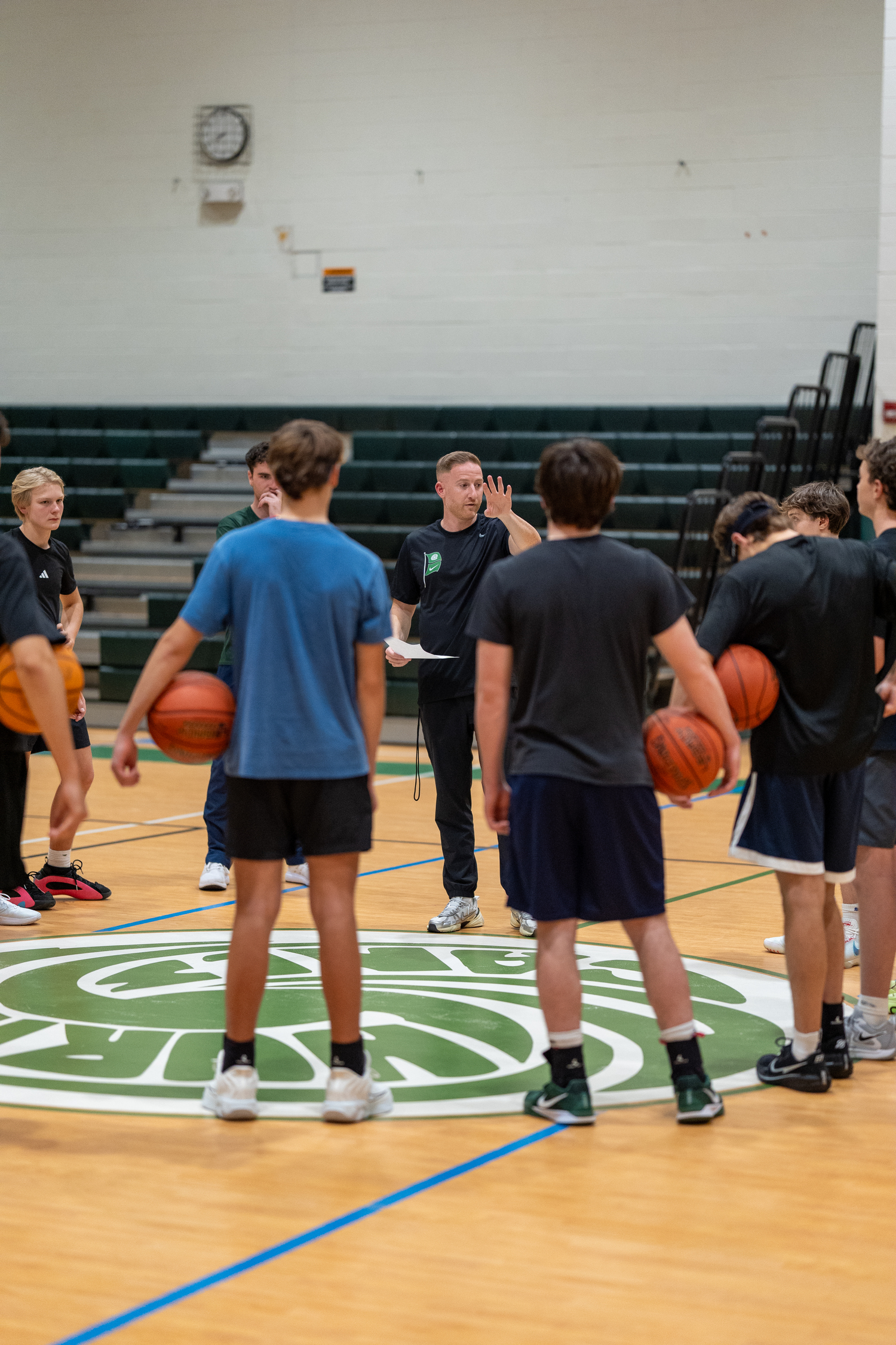 Ryan Hernandez is the new head coach of the Westhampton Beach varsity boys basketball team. ALEX MANGLAVITI/ALCHEM MEDIA