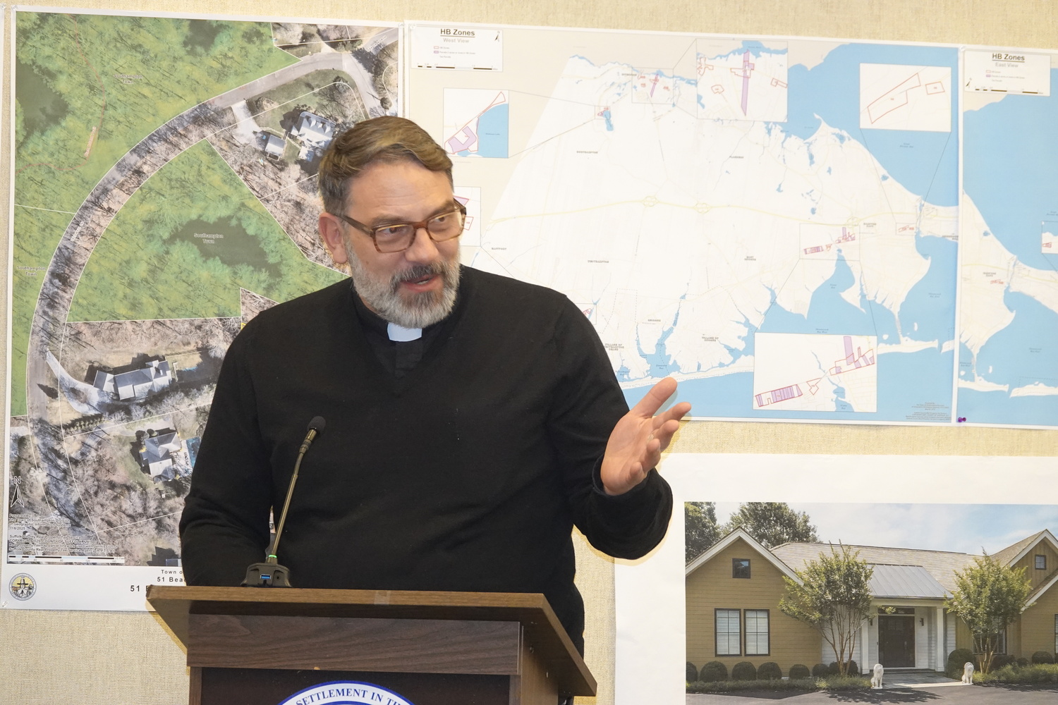 Father Constantine Lazarakis of the Formation of the Virgin Mary Greek Orthodox Church, which has worked extensively with Luv Michael on services for people with autism. MICHAEL WRIGHT