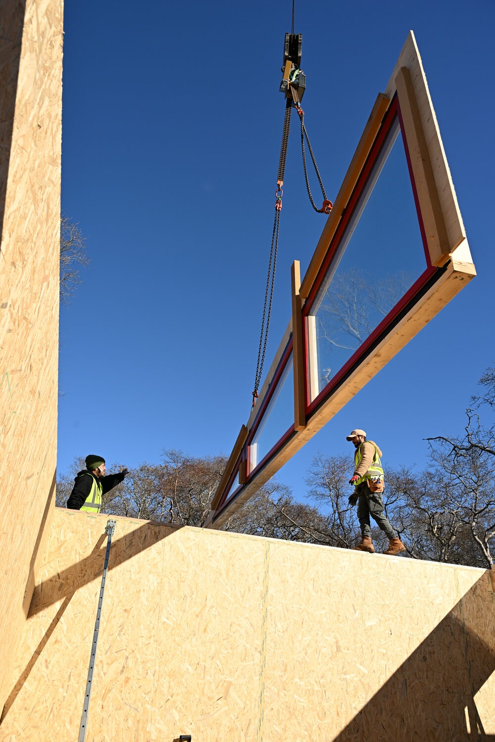 BuildLabs assembled a new studio on the Ma’s House & BIPOC Art Studio campus last week. NICOLE CHEN