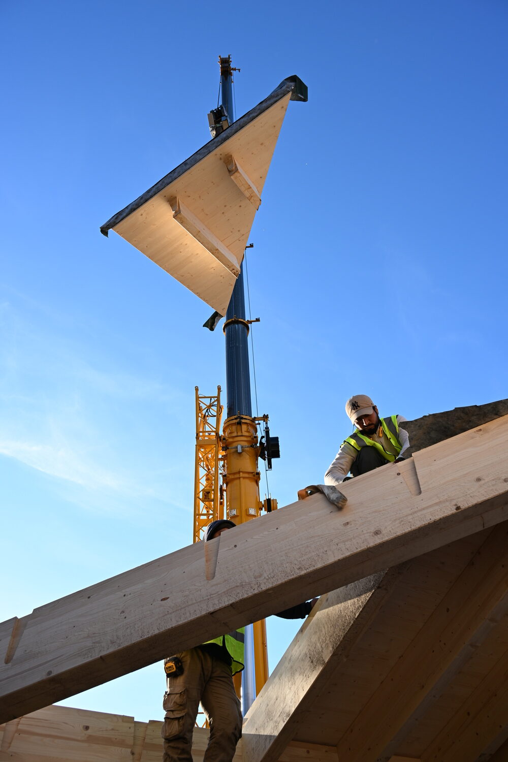 BuildLabs assembled a new studio on the Ma’s House & BIPOC Art Studio campus last week. NICOLE CHEN