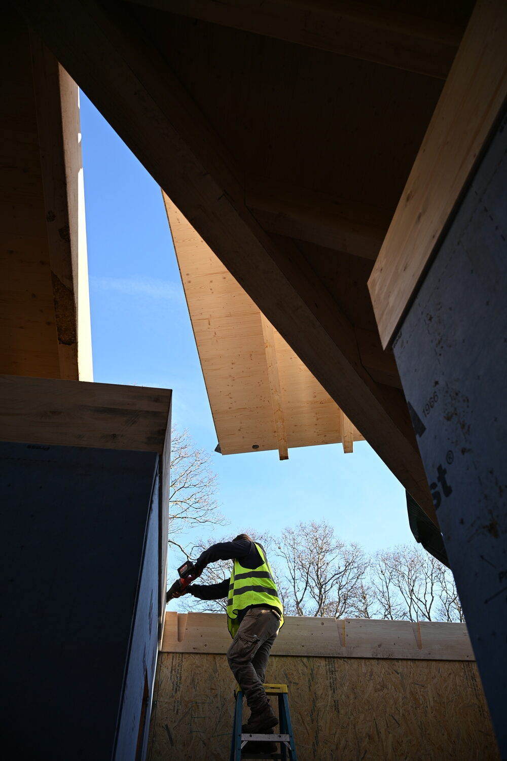 BuildLabs assembled a new studio on the Ma’s House & BIPOC Art Studio campus last week. NICOLE CHEN