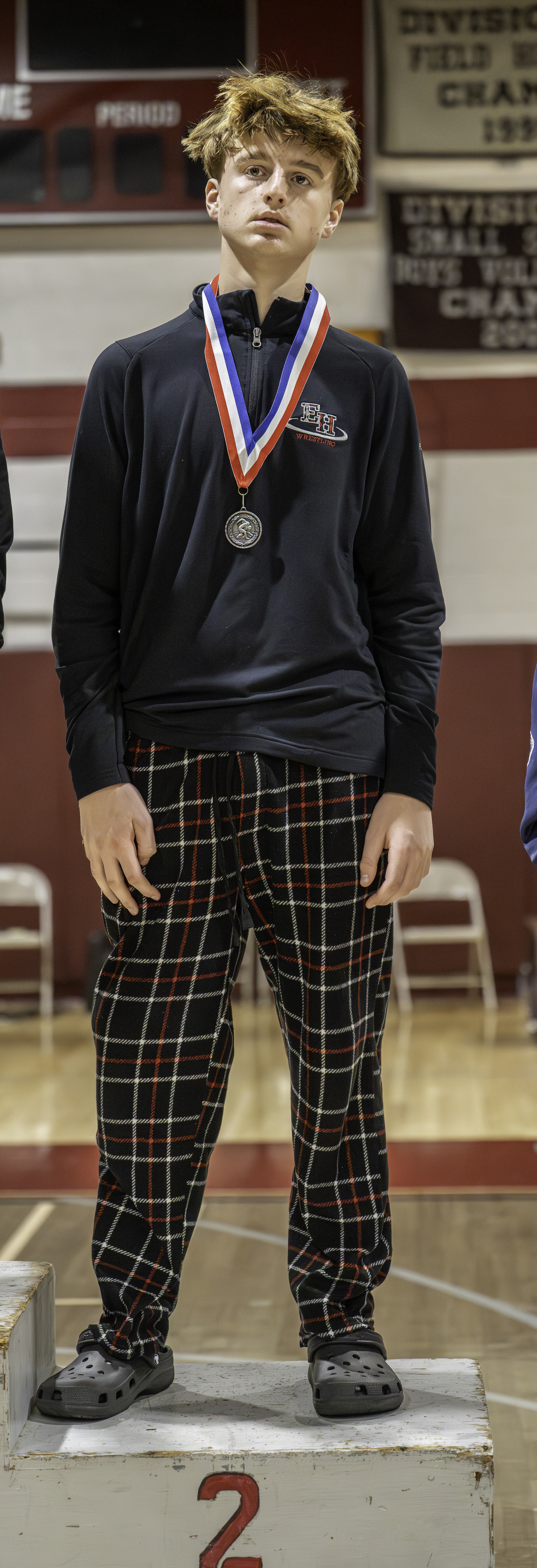 Caleb Mott placed second at 150 pounds.  MARIANNE BARNETT