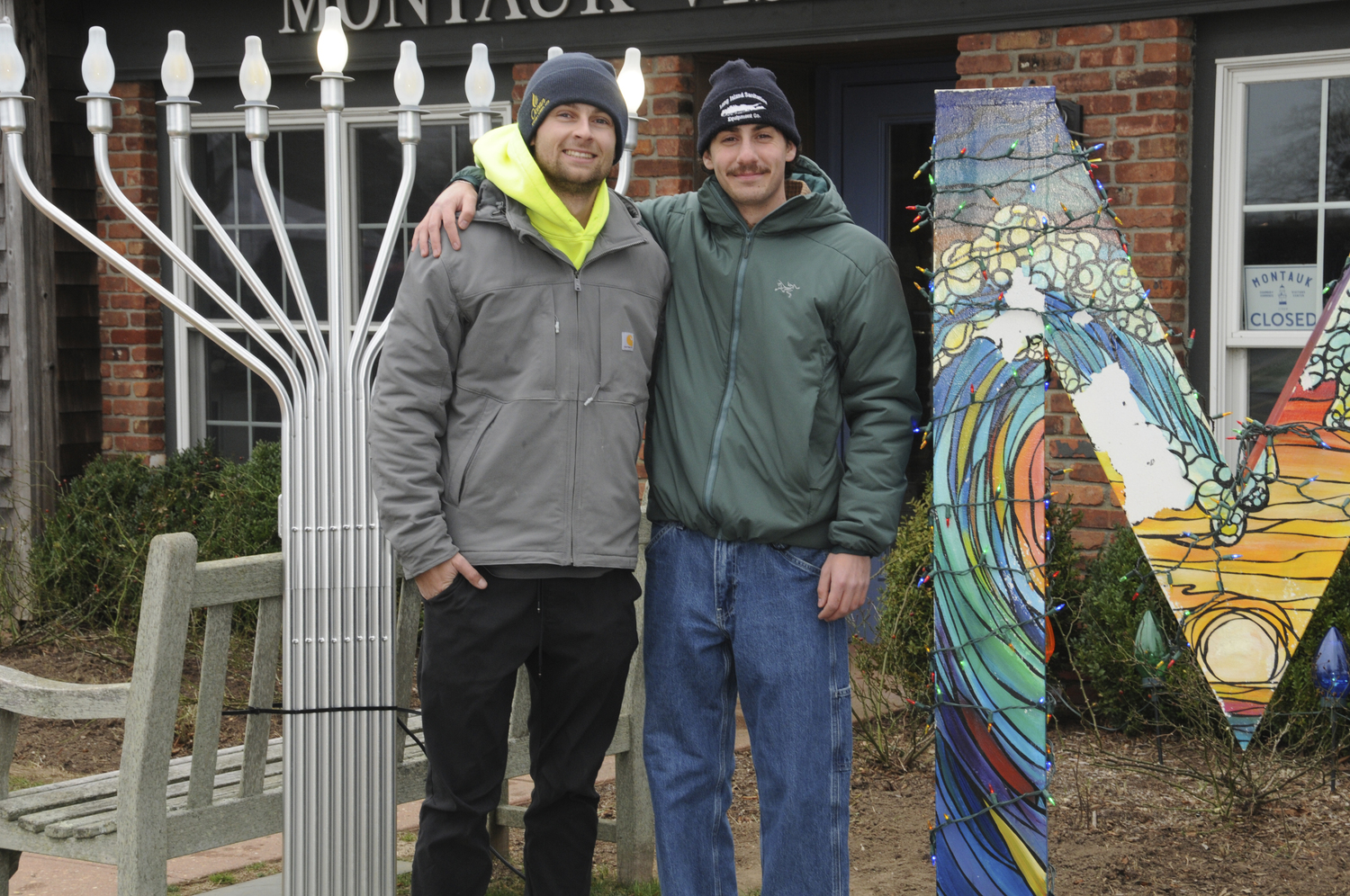 Jack Lehmann and Mikey Corsi at the Montauk Chamber of Commerce 4th Annual 