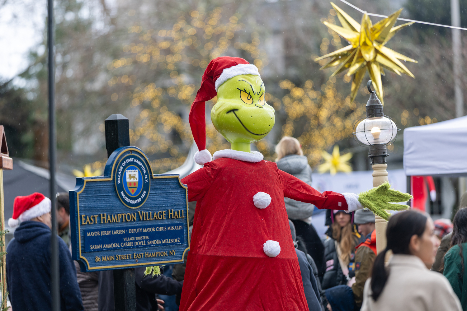 SantaFest in East Hampton village on Saturday afternoon.  RON ESPOSITO
