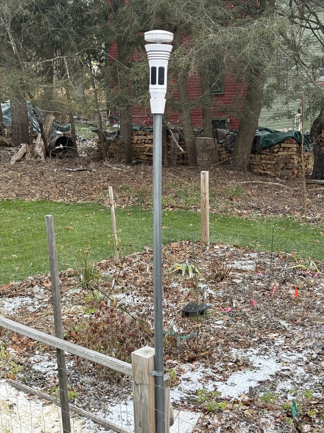 The Tempest weather station sits on a pole and has no moving parts, so nothing to break or get stuck. Transmitting direct to your phone, or other device, it’s a great home weather station. It does not have a soil probe for soil temperature, but not every gardener needs that information. ANDREW MESSINGER