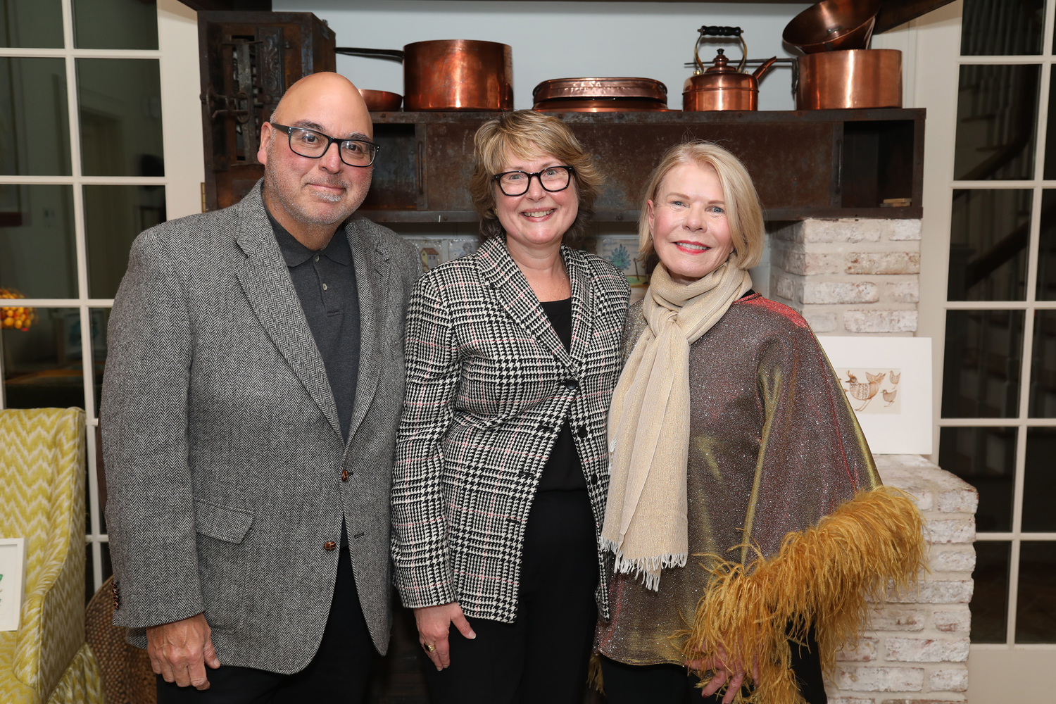 Joe Gonzales, Kathy Burke Gozales and Dale Ellen Leff. ROSSA COLE