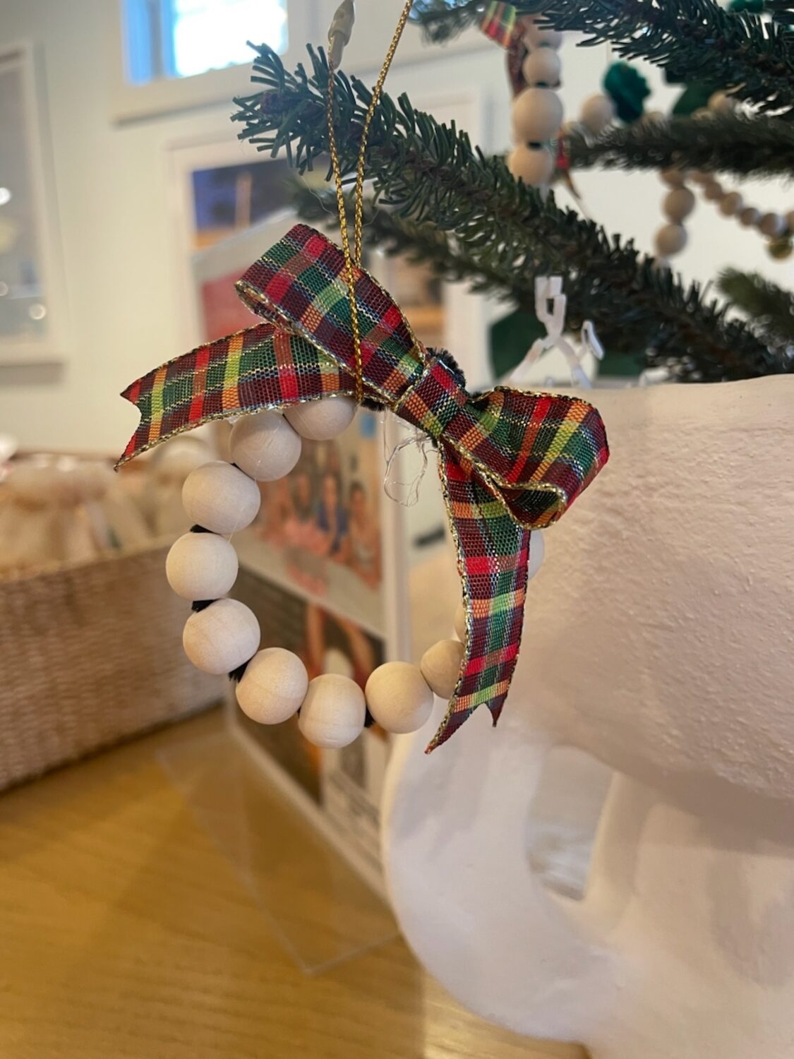 One of the ornaments for sale.