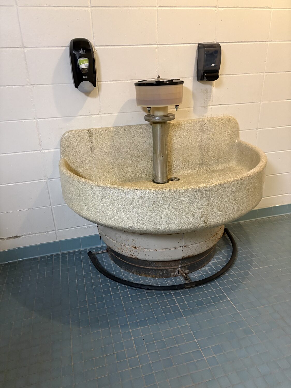 Superintendent Jeff Nichols gave a tour of the facilities that would be upgraded and improved if the bond referendum passes in January. The robotics room and locker rooms would be upgraded. CAILIN RILEY