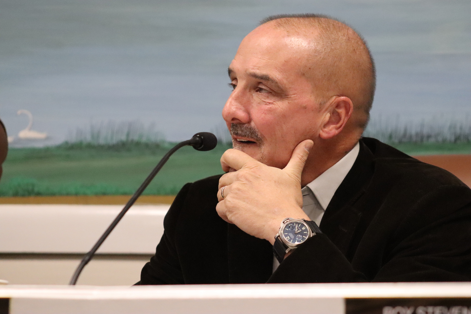 Southampton Village Trustee Rob Coburn. CAILIN RILEY