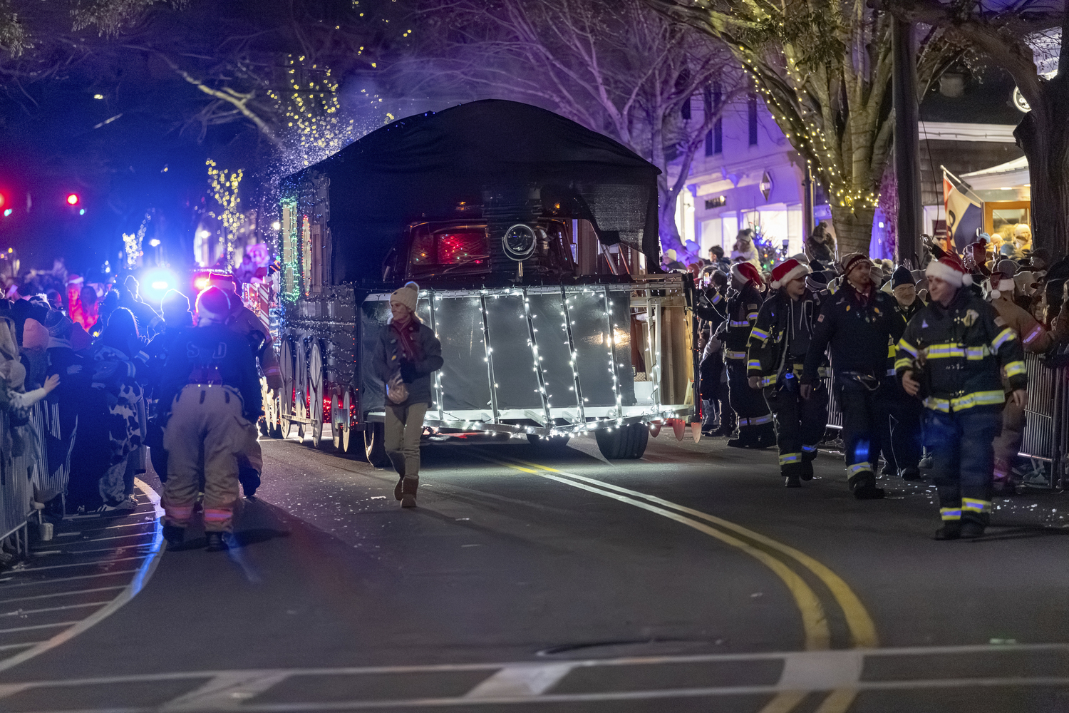 Jobs Lane in Southampton Village on Saturday during the 