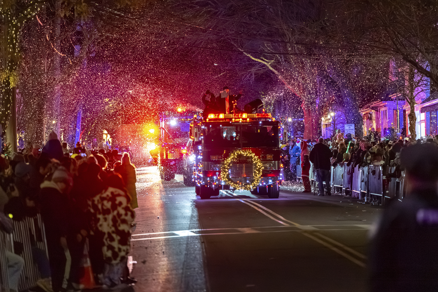 Jobs Lane in Southampton Village on Saturday during the 
