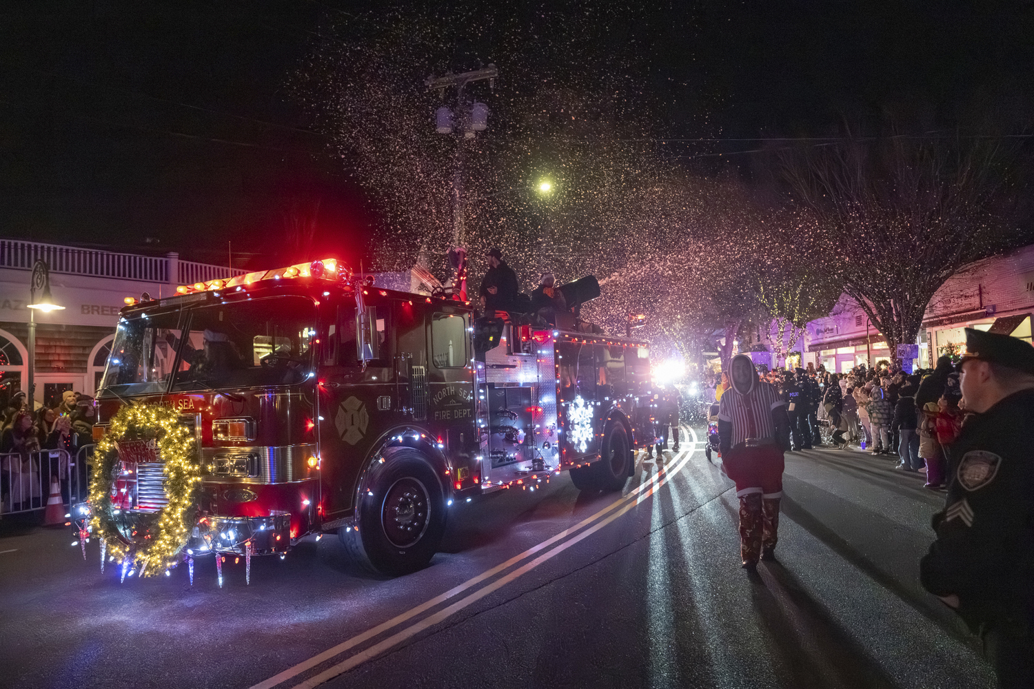 Jobs Lane in Southampton Village on Saturday during the 