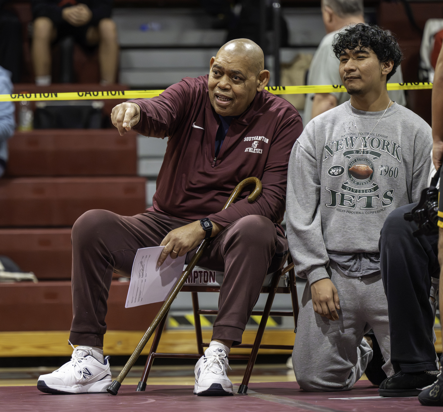 Southampton head coach Lester Ware.  MARIANNR BARNETT