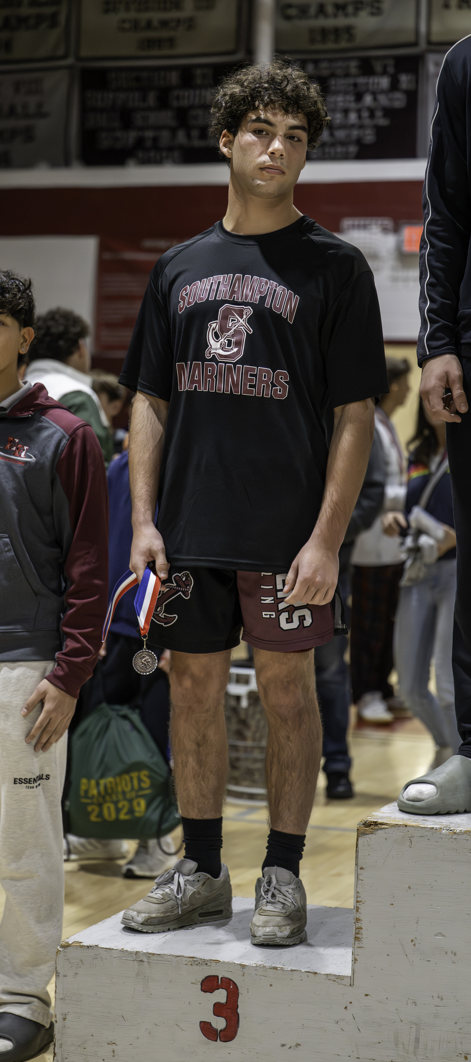 Southampton senior Liam Squires placed third at the Sprig Gardner Tournament in East Hampton on Saturday.  MARIANNE BARNETT