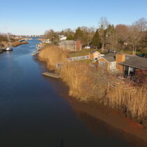 Southampton Town plans to purchase the property at 87 Shore Road, on the banks of the creek at the head of North Sea Harbor. The house structure will be town down before the town closes on the purchase and the property would become a public water access.
