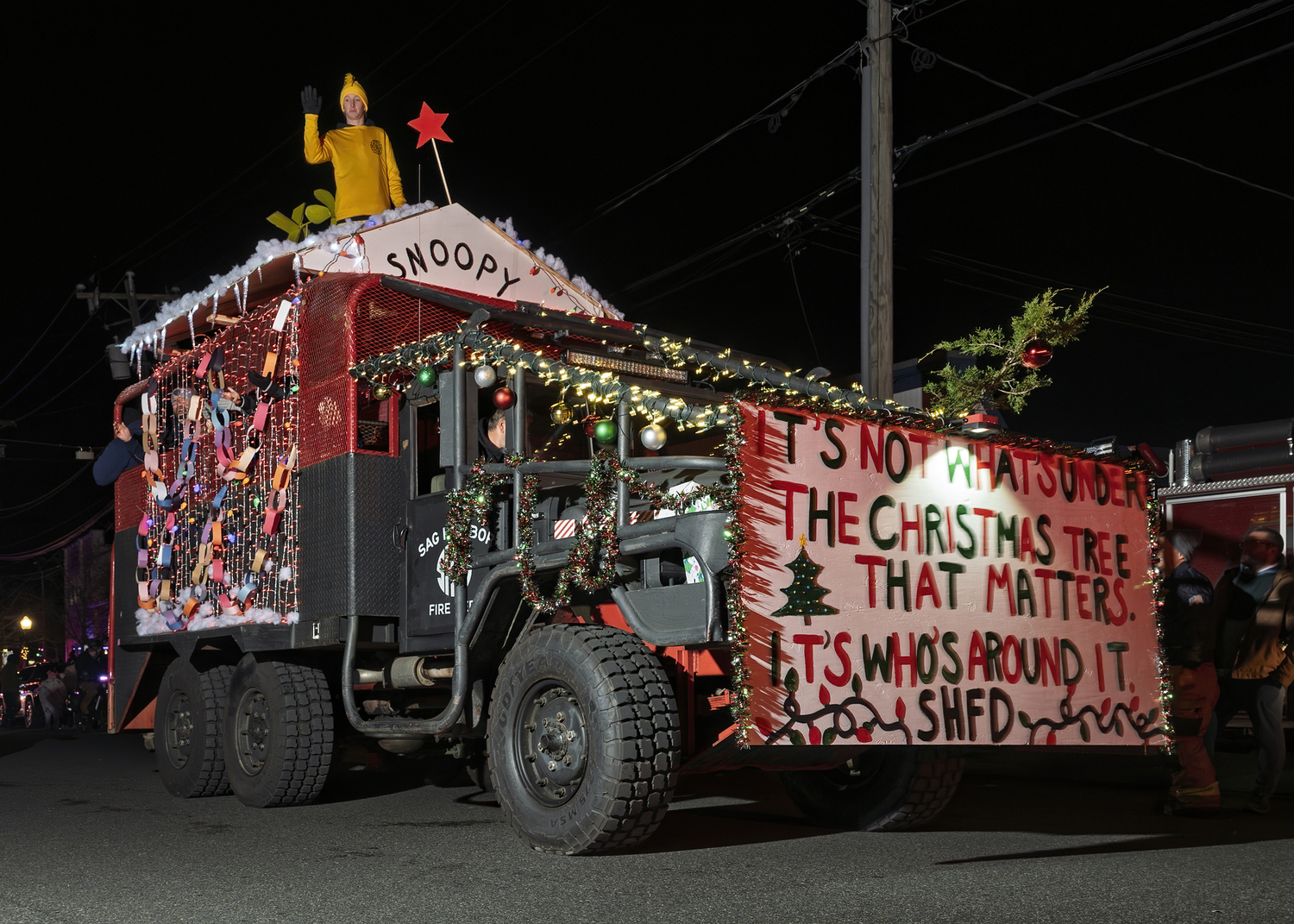 The Sag Harbor Fire Department during the 