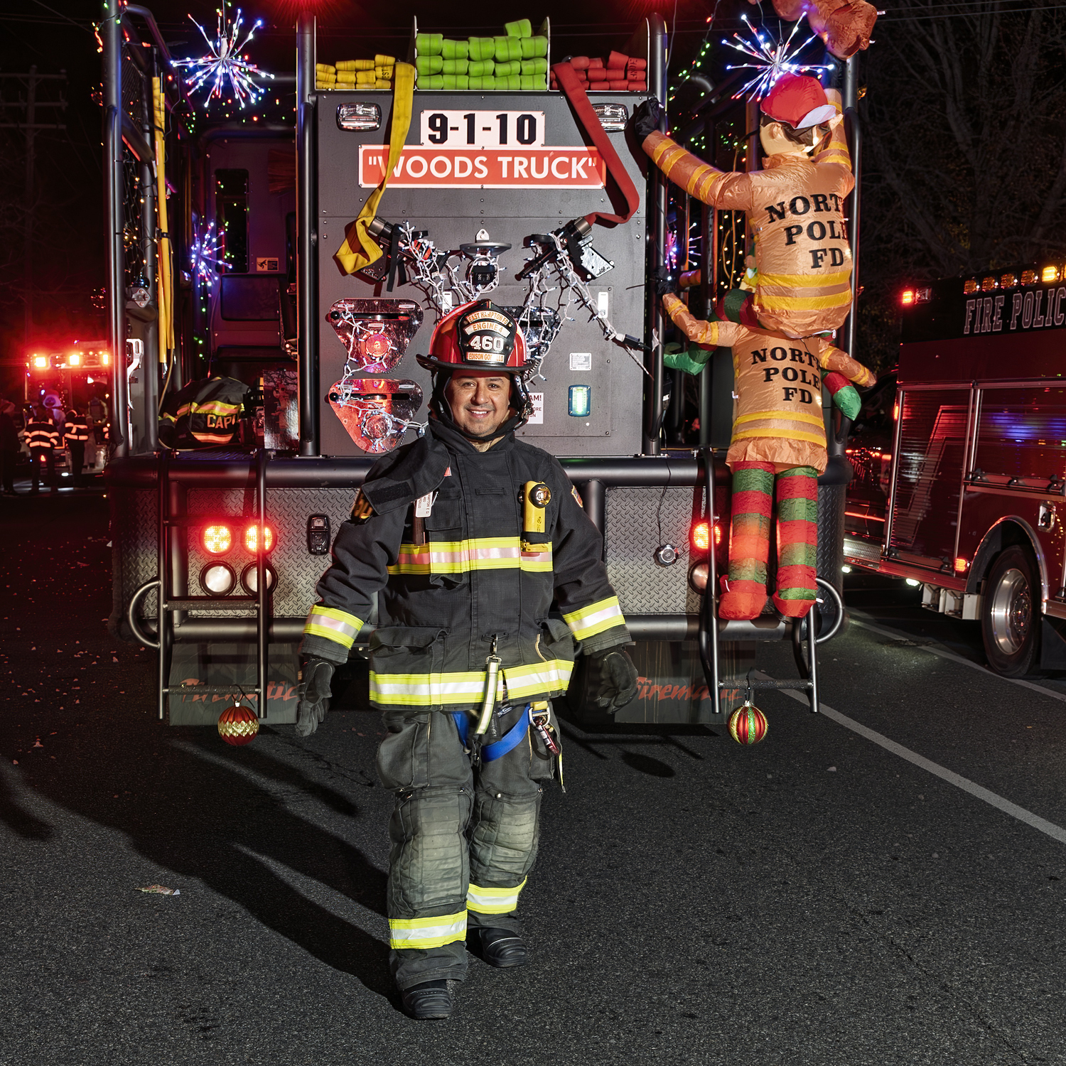The East Hampton Fire Department during the 