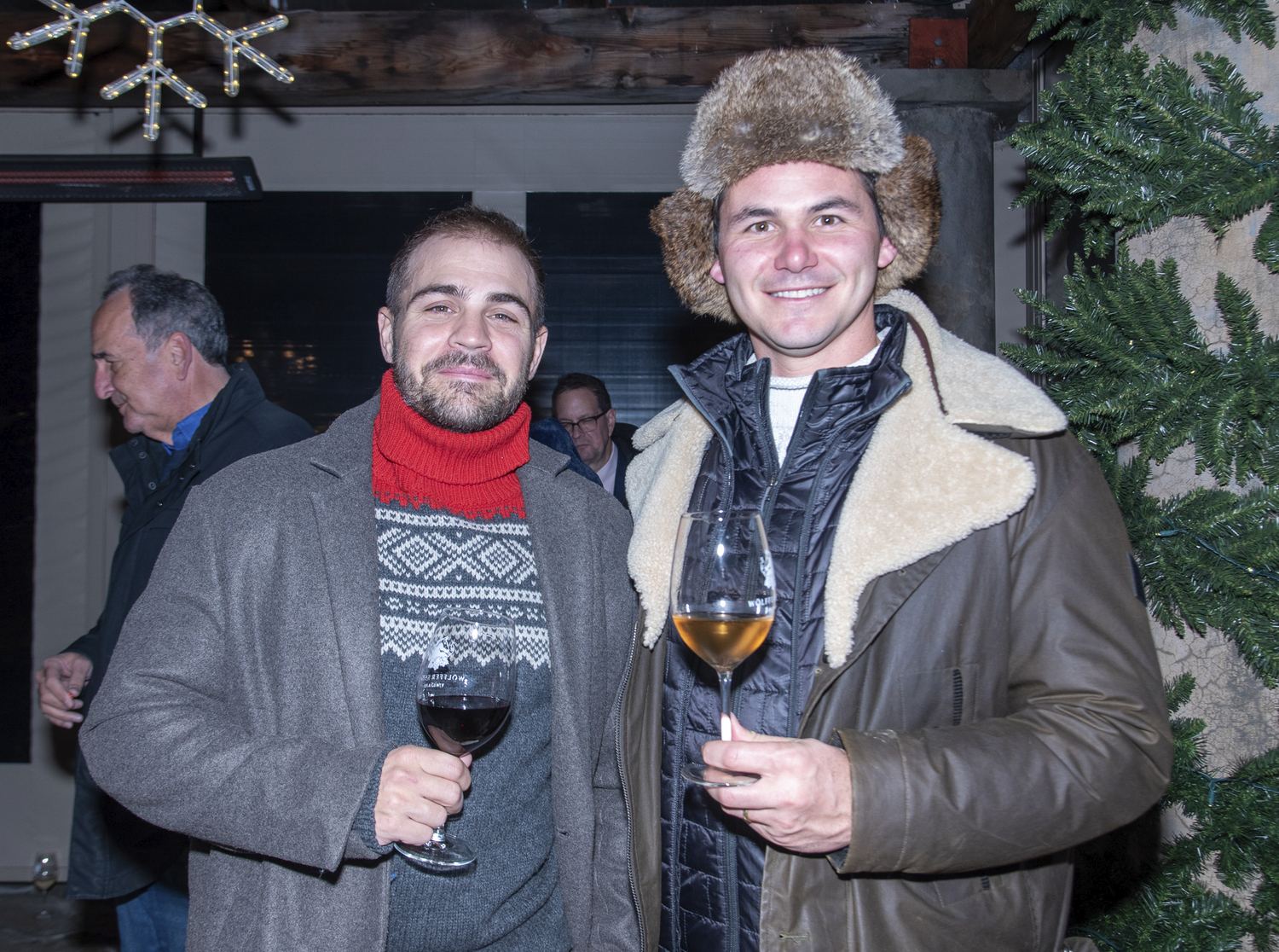 Andrew Marcelle and Taylor Wilson at 