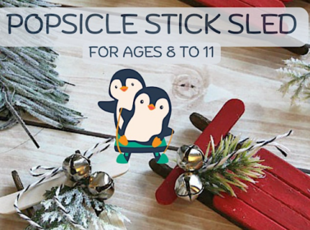 Popsicle Stick Sled