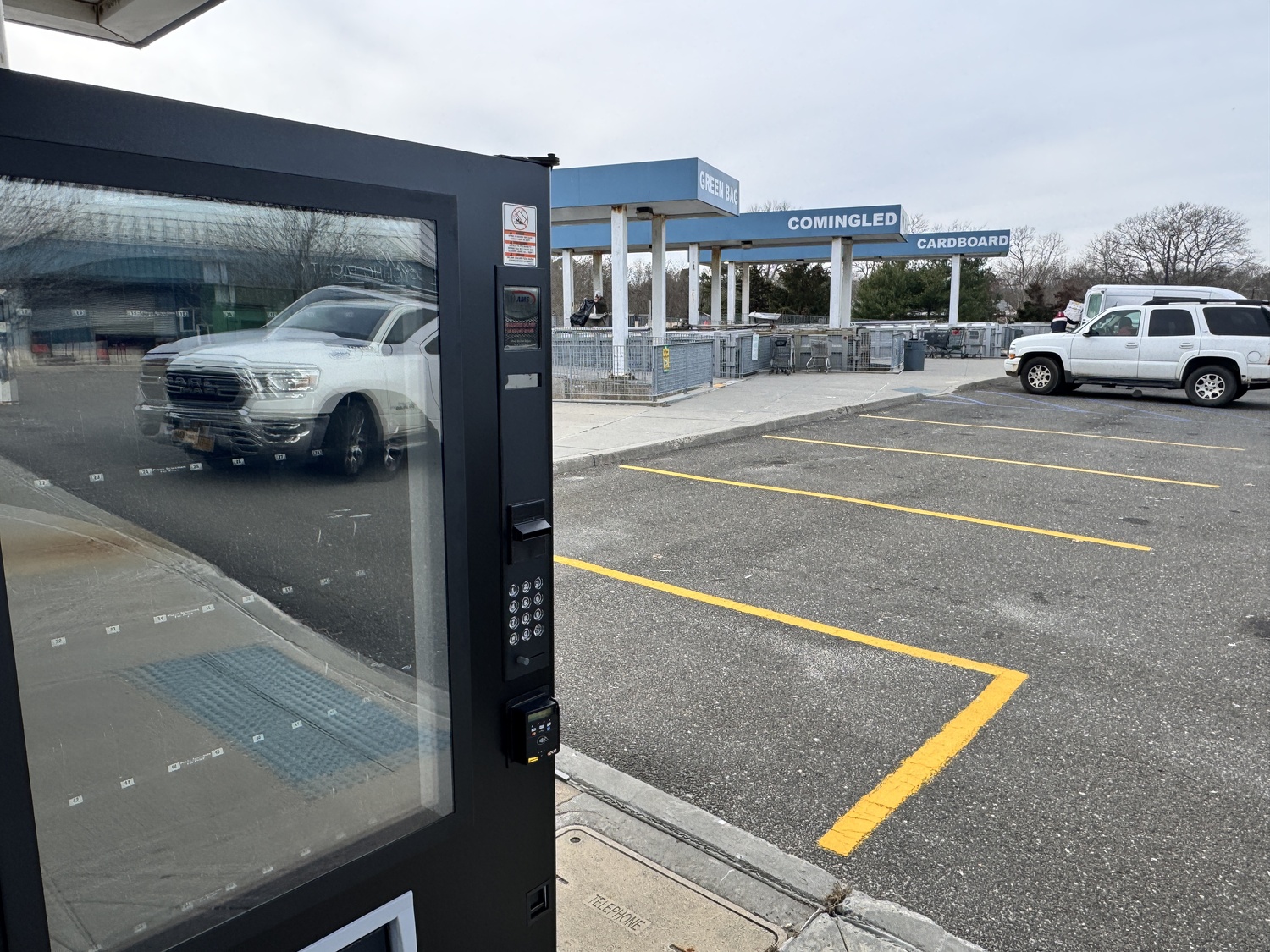 Southampton Town will soon start selling its green garbage bags from vending machines at its four transfer stations. STEVE KOTZ