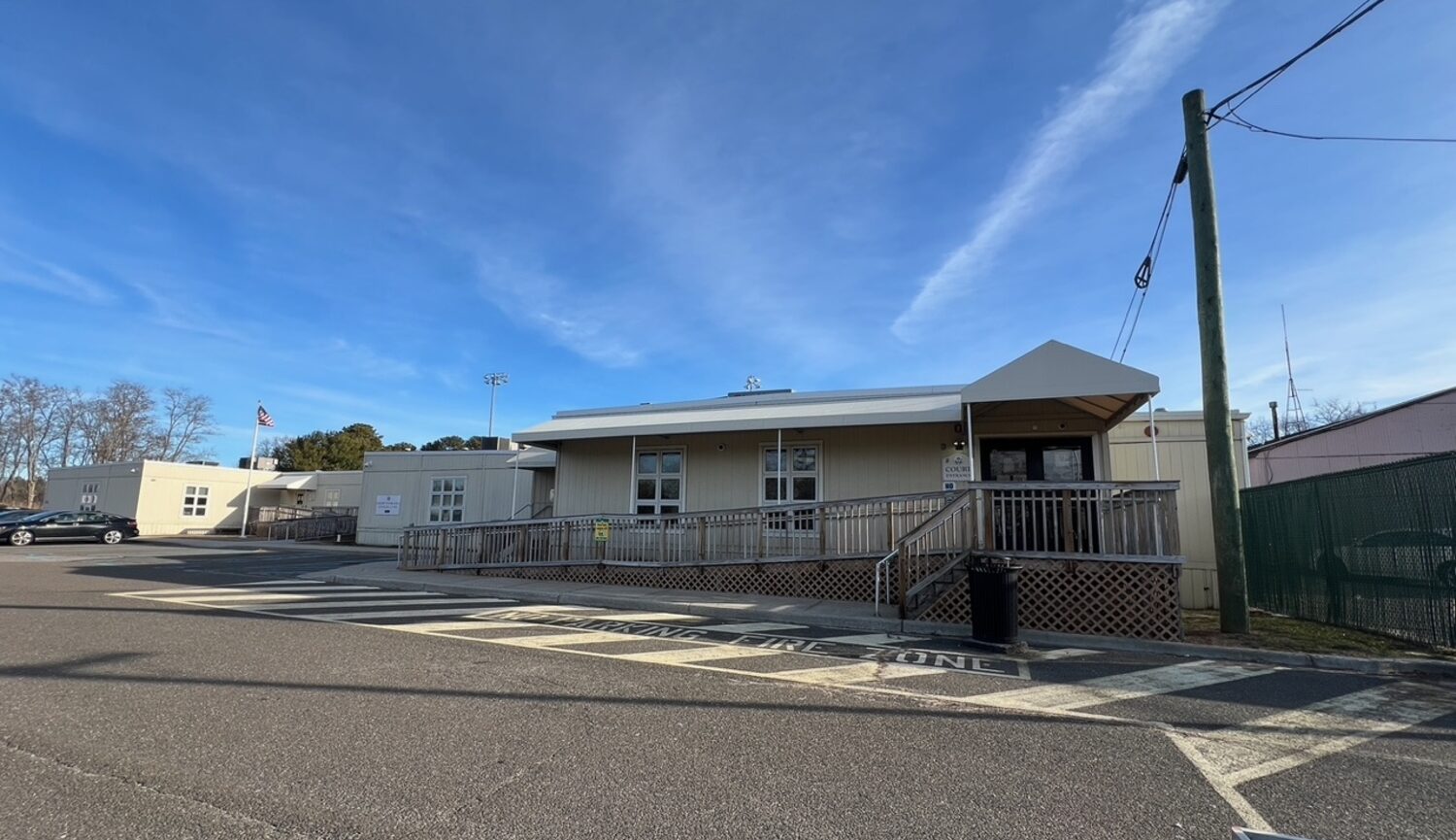 The Justice Court buildings, which are mobile-home style trailers, were intended to only be temporary when the court moved there in 2010. DANA SHAW