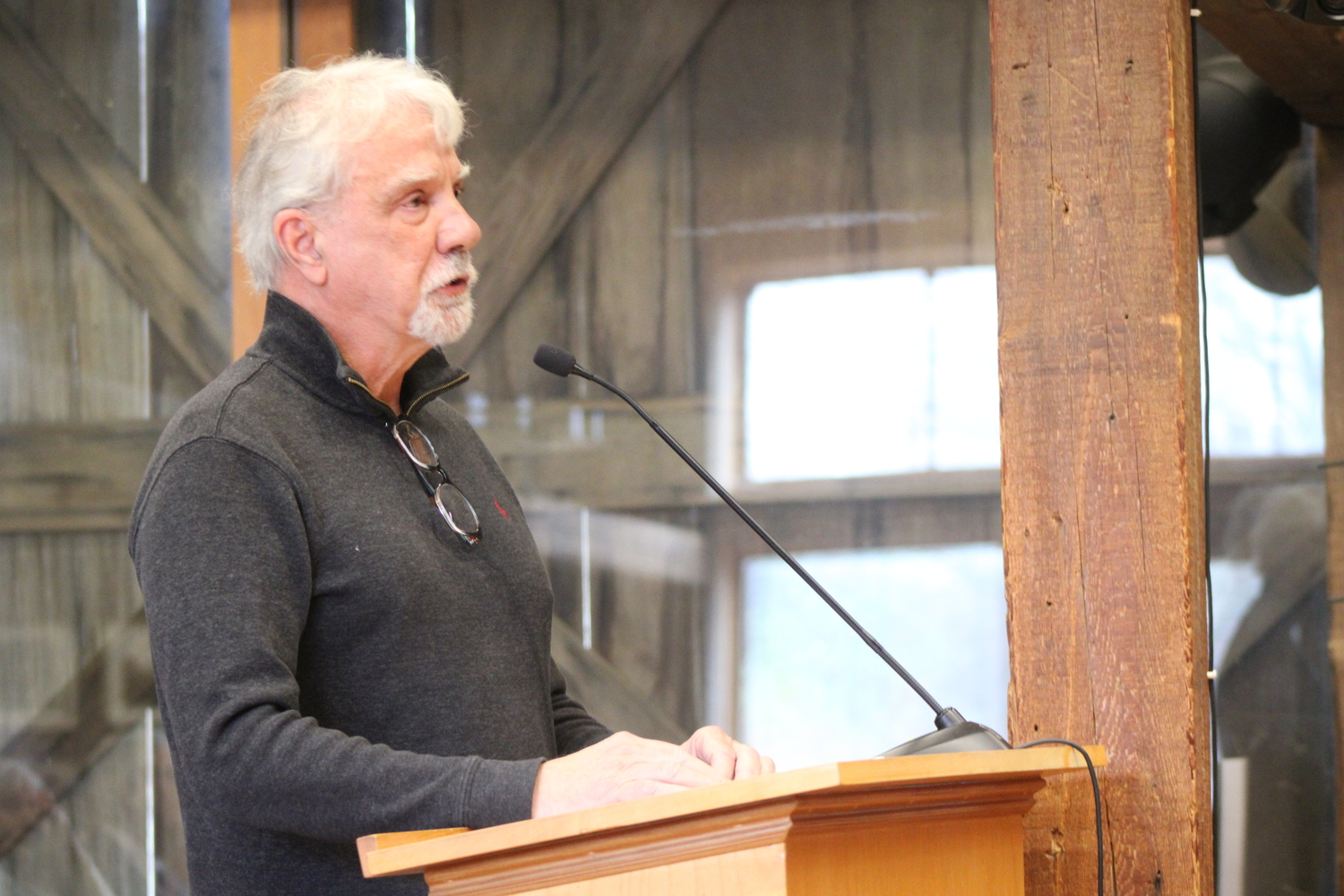 Kirby Marcantonio has proposed constructing 79 units for workforce housing on Three Mile Harbor Road in East Hampton. JACK MOTZ