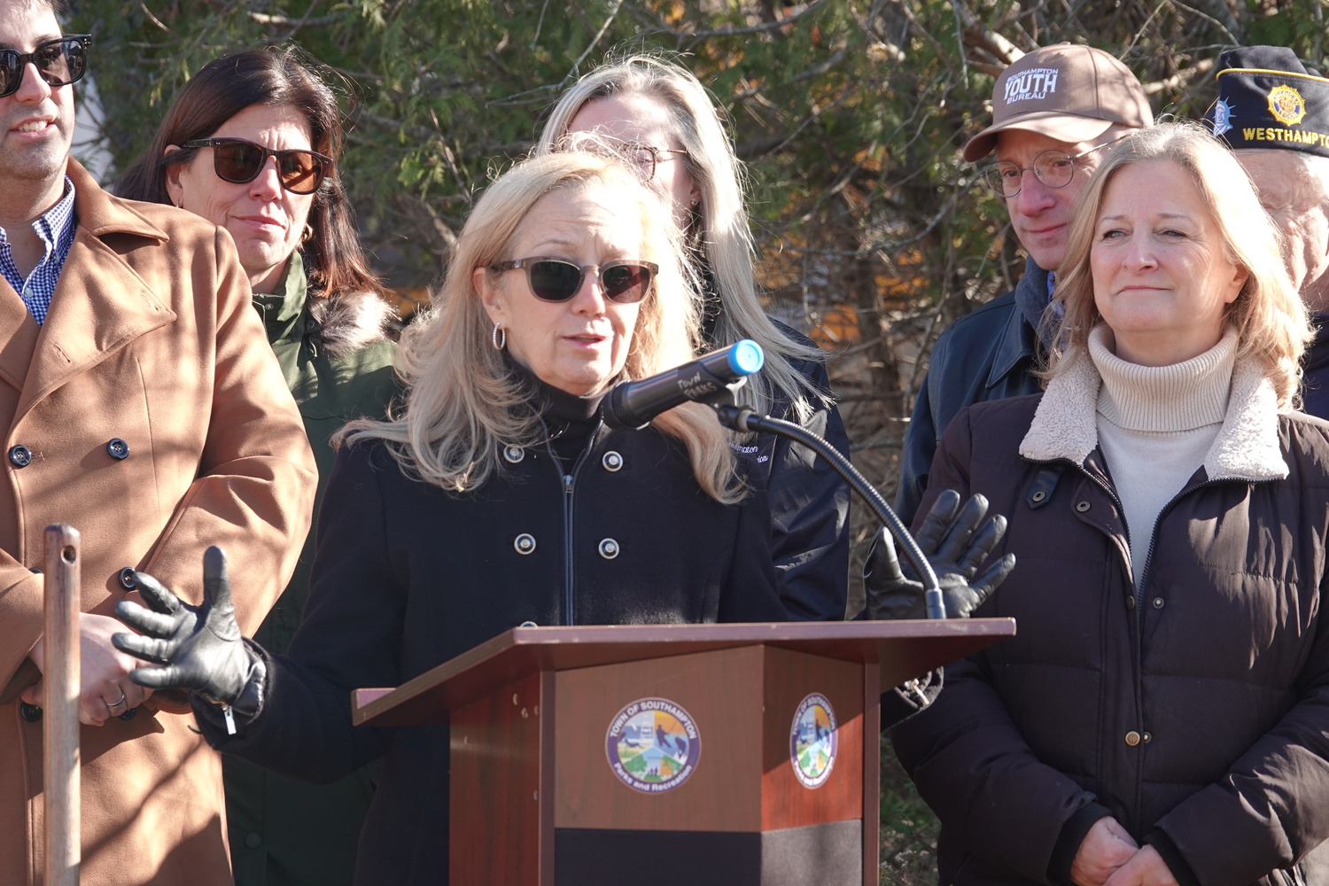 Town Clerk Sundy Schermeyer.